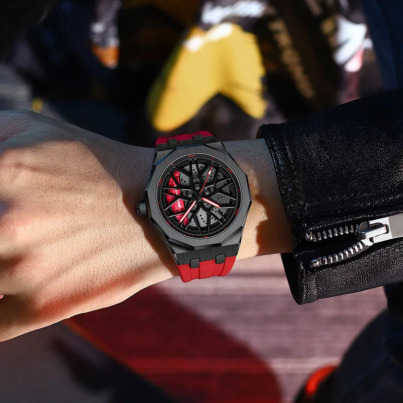 Spinner Wheel Watch – Stylish Watch with Sunglasses & Ring