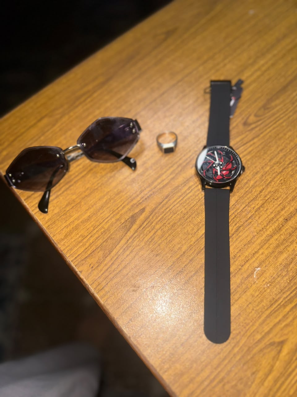 Spinner Wheel Watch – Stylish Watch with Sunglasses & Ring