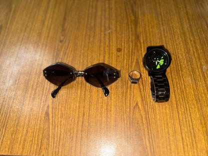 Spinner Wheel Watch – Stylish Watch with Sunglasses & Ring