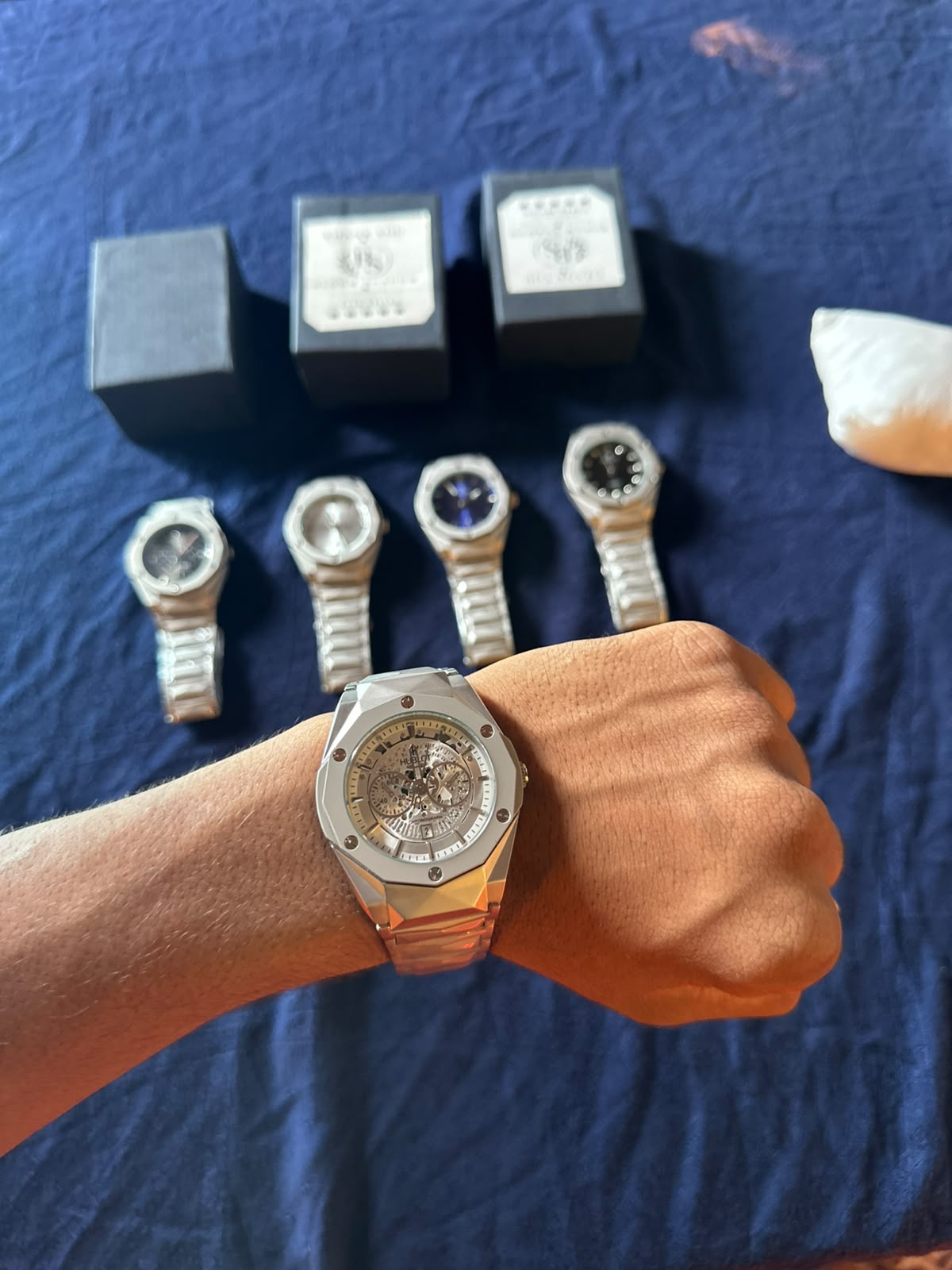 Premium Heavy-Weight Stainless Steel Chronograph Watch for Men