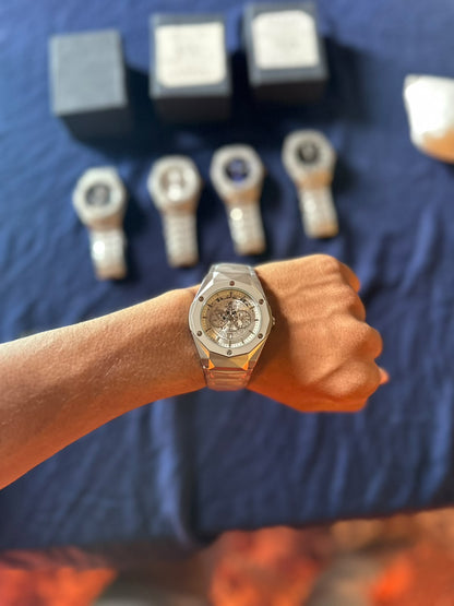 Premium Heavy-Weight Stainless Steel Chronograph Watch for Men