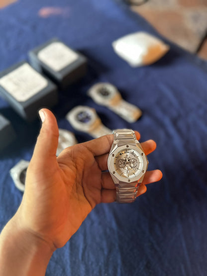Premium Heavy-Weight Stainless Steel Chronograph Watch for Men