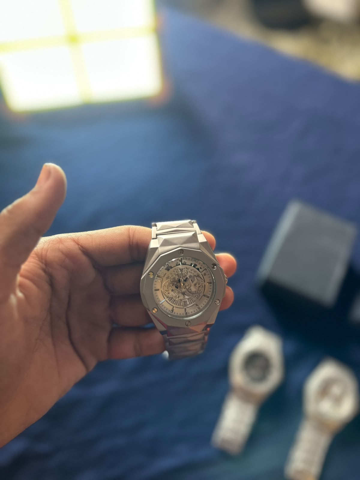Premium Heavy-Weight Stainless Steel Chronograph Watch for Men