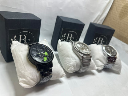 Premium Men's Stainless Steel Watches – Luxury Black, Silver & Skeleton Dial Wristwatches Deal