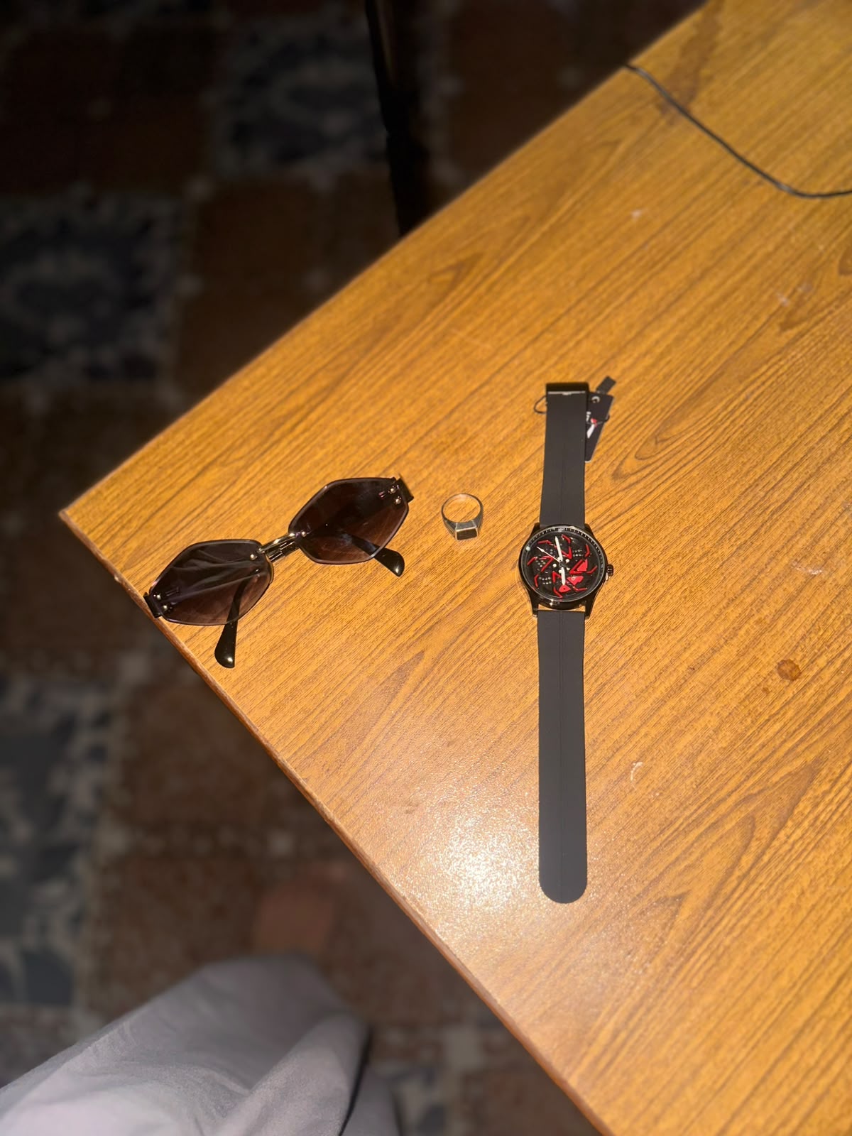 Spinner Wheel Watch – Stylish Watch with Sunglasses & Ring